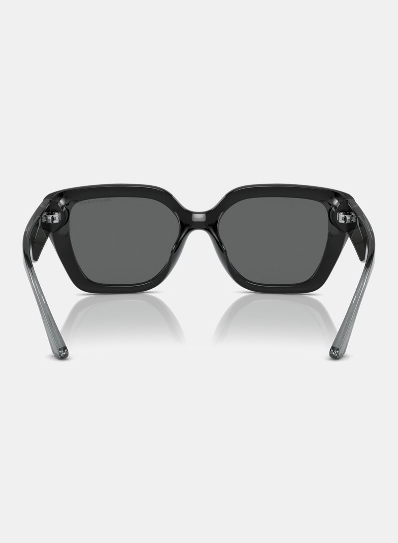 Armani Exchange Full Rim Cat Eye Sunglasses 4125SU, 54, 8158, 87 - Image 3